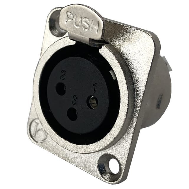 IO-XLR3-F-JL CONN RCPT FMALE XLR 3POS SOLDER