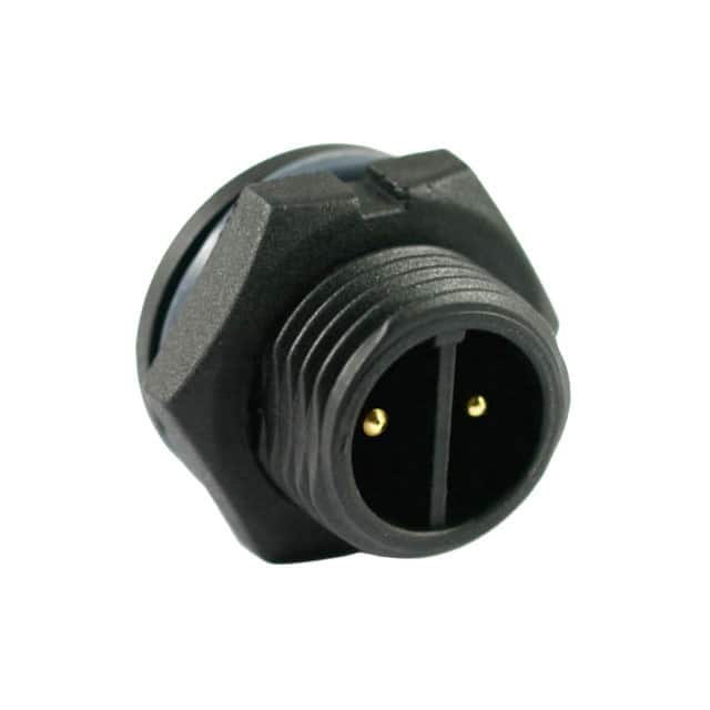 22002515-01 CONN RCPT MALE 2POS SOLDER CUP