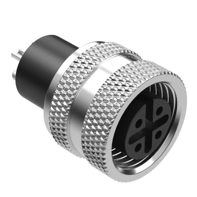 50-00952 CONN RCPT FMALE 4P GOLD SLDR CUP