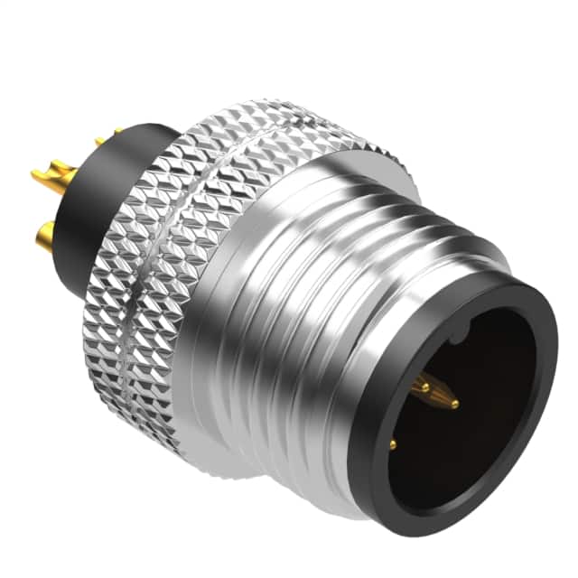 50-00960 CONN PLUG MALE 5P GOLD SLDR CUP