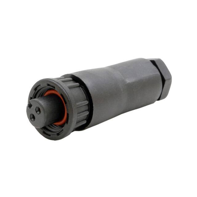 21002211-01 CONN PLUG FMALE 2POS SOLDER CUP