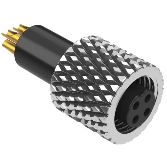 50-00605 CONN RCPT FMALE 4P GOLD SLDR CUP