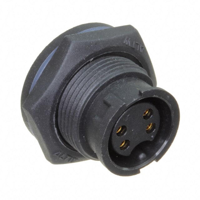 ABD-04PMFS-LC7001 CONN RCPT FMALE 4P GOLD SLDR CUP