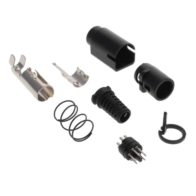 KMDLAX-6P CONN PLUG MALE MINI DIN 6POS SLD