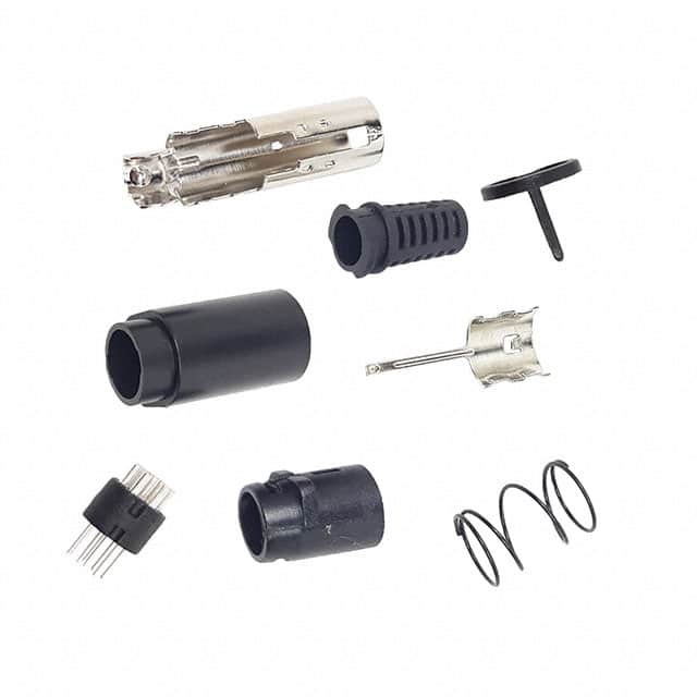 KMDLAX-8P CONN PLUG MALE MINI DIN 8POS SLD