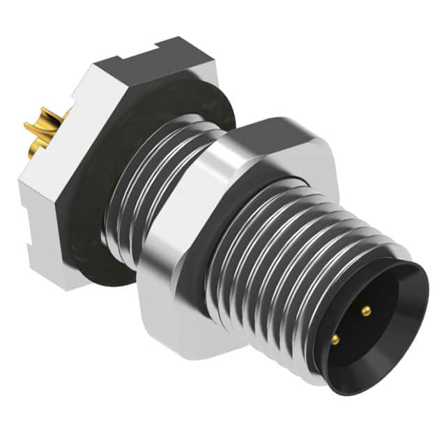 54-00098 CONN PLUG MALE 4P GOLD SLDR CUP