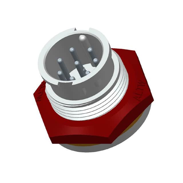 ABD-08PMMS-LC7001 CONN RCPT MALE 8P GOLD SLDR CUP