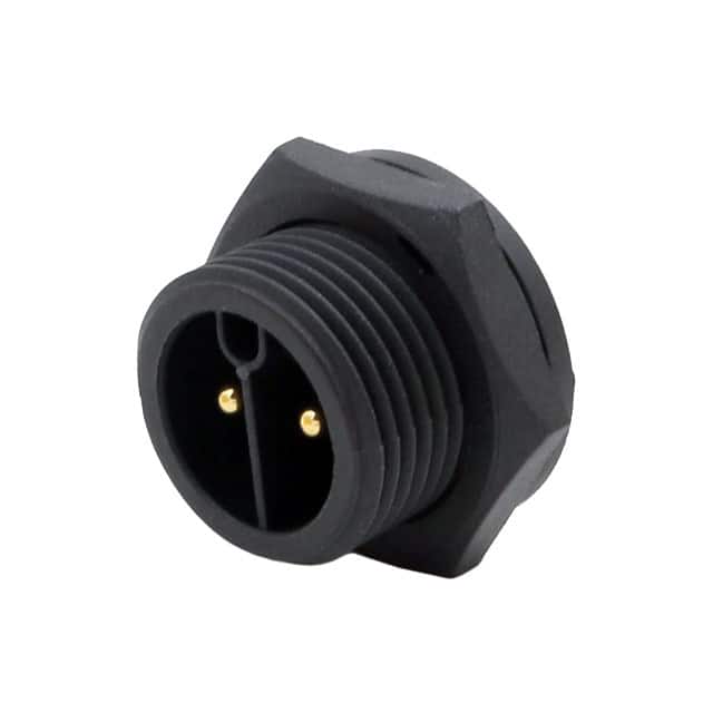 23002515-01 CONN RCPT MALE 2POS SOLDER CUP