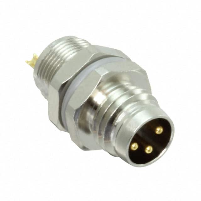 T4032014031-000 CONN PLUG MALE 3P GOLD SLDR CUP