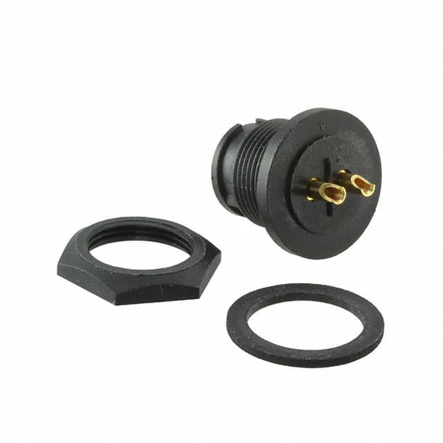 7382-2SG-300 CONN RCPT FMALE 2P GOLD SLDR CUP