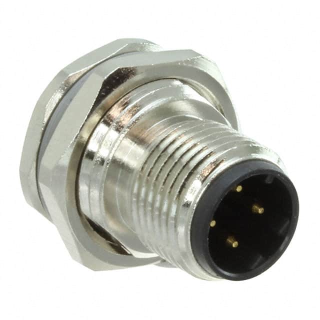 T4132512041-000 CONN RCPT MALE 4P GOLD SLDR CUP
