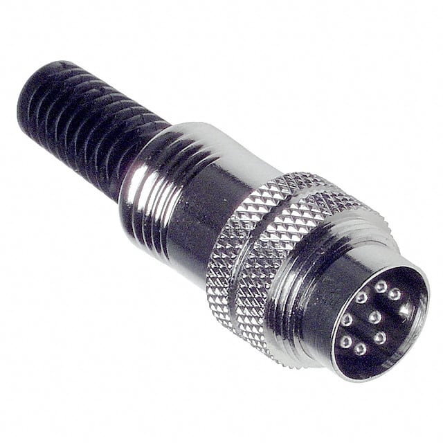 SD-80LP CONN PLUG MALE DIN 8P SOLDER