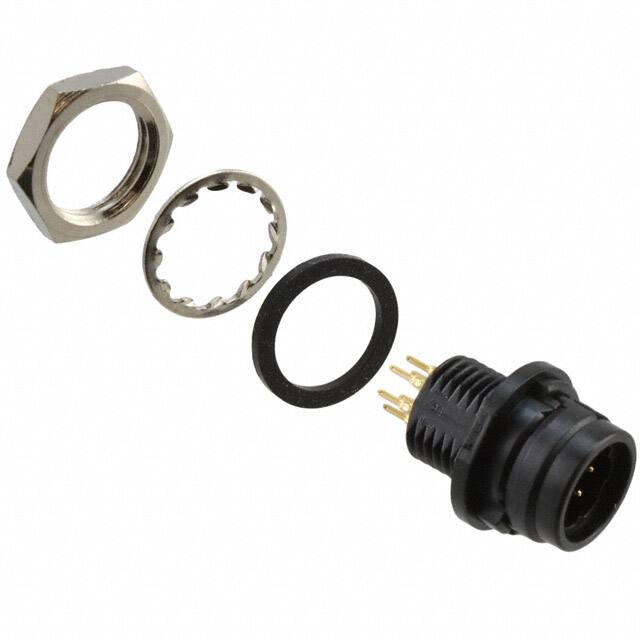 HR30-6R-6PD(71) CONN RCPT MALE 6POS GOLD SOLDER