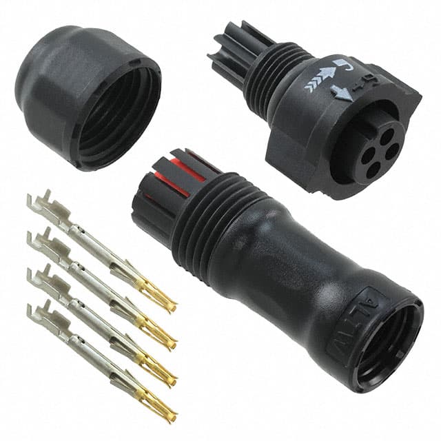 BB-04BFFA-QL8SPP CONN PLUG FMALE 4POS GOLD CRIMP
