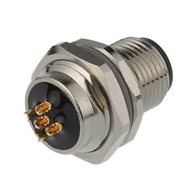 T4132012051-000 CONN RCPT MALE 5P GOLD SLDR CUP