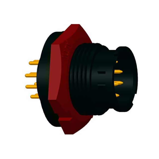 BU-10PMMP-LC7001 CONN RCPT MALE 10POS GOLD SOLDER