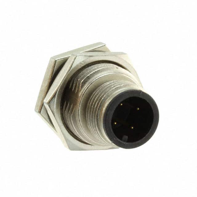 M12A-04PMMS-SF8001 CONN PLUG MALE 4P GOLD SLDR CUP