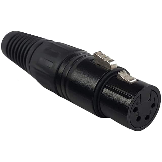 IO-XLR4-F-BK PROFESSIONAL 4 PIN XLR CONNECTOR
