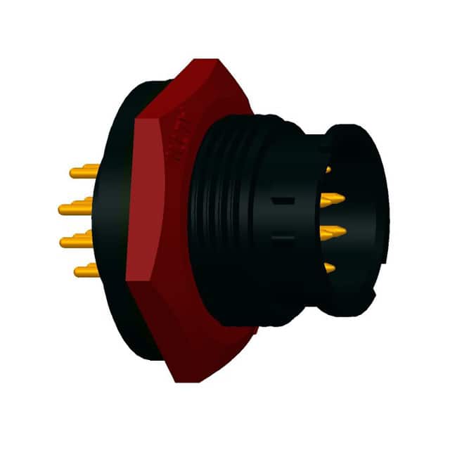 BU-12PMMP-LC7001 CONN RCPT MALE 12POS GOLD SOLDER