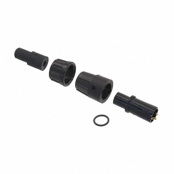 16282-2SG-318 CONN PLUG FMALE 2P GOLD SLDR CUP