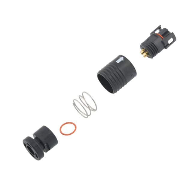 HR30-6PB-6S CONN PLUG FMALE 6P GOLD SLDR CUP