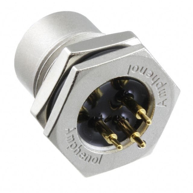 M12A-03PFFP-SF8001 CONN RCPT FMALE 3POS GOLD SOLDER