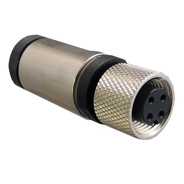 SS-12000-019 CONN PLUG FMALE 4P GOLD SLDR CUP