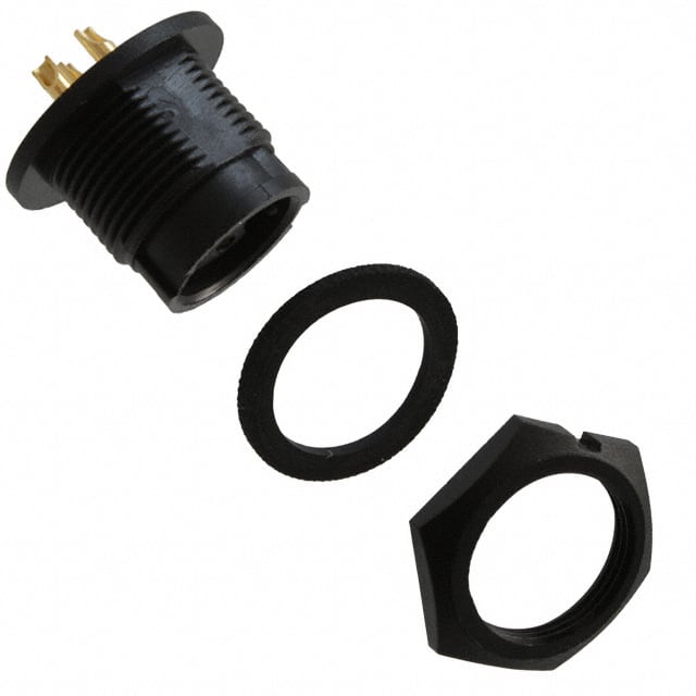 7282-3SG-300 CONN RCPT FMALE 3P GOLD SLDR CUP