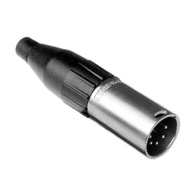 AC5MJ CONN RCPT MALE XLR 5P SOLDER CUP