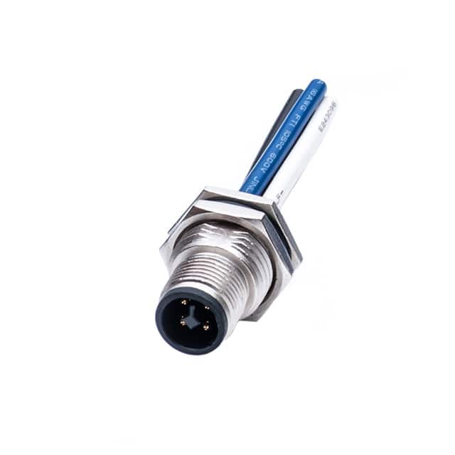 M12T-04PMMS-SF8B15 CONN PLUG MALE 4P WIR LEAD 0.49'