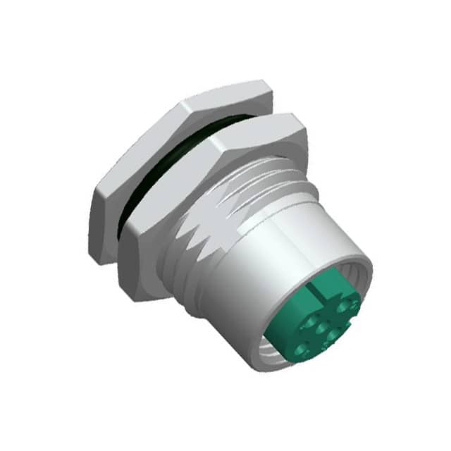 M12D-04PFFS-SF8001 CONN RCPT FMALE 4P GOLD SLDR CUP