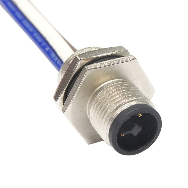 M12T-04PMMS-SH8B15 CONN PLUG MALE 4P WIR LEAD 0.49'