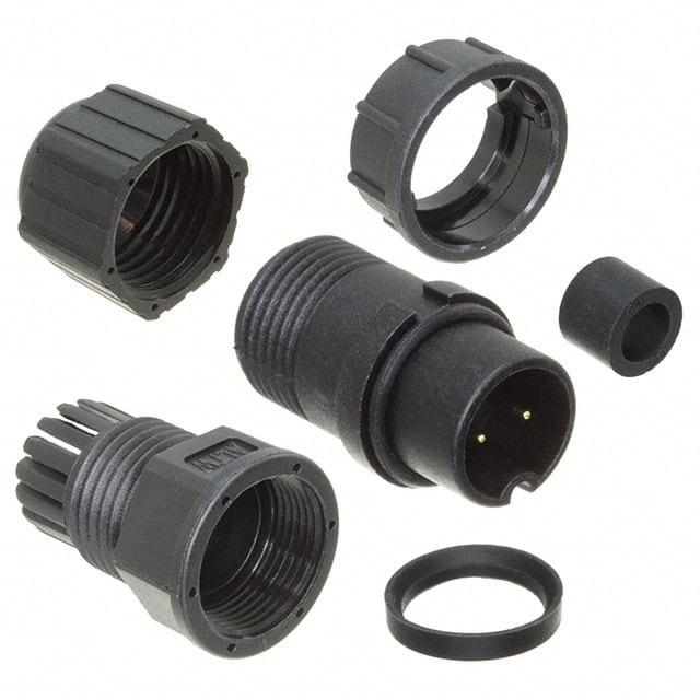 BD-02BFMA-LL7001 CONN PLUG MALE 2P GOLD SLDR CUP