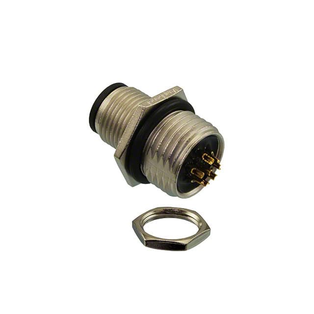 M12A-08PMMS-SH8001 CONN PLUG MALE 8P GOLD SLDR CUP