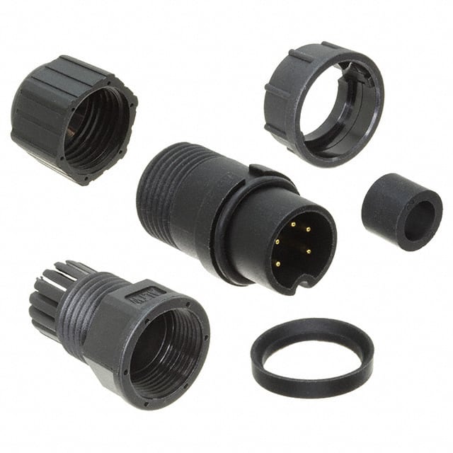 BD-05BFMA-LL7001 CONN PLUG MALE 5P GOLD SLDR CUP