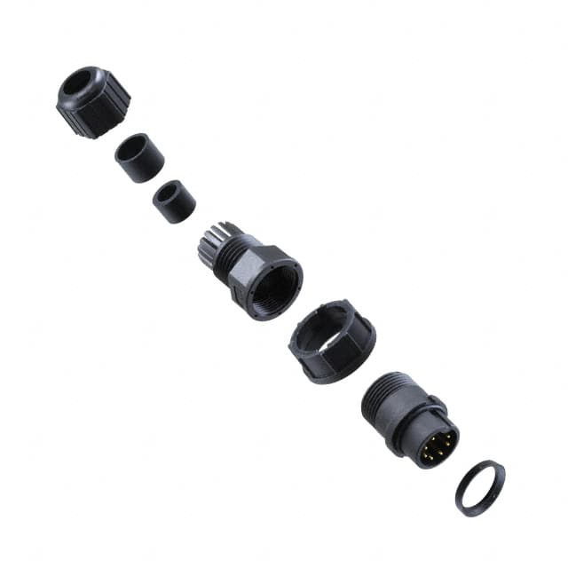 CD-07BFMA-SL7001 CONN PLUG MALE 7P GOLD SLDR CUP