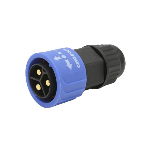 24003131-02 CONN PLUG MALE 3POS SOLDER CUP