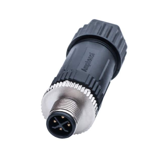 M12S-04BMMB-SL7002 CONN PLUG MALE 4POS GOLD SCREW