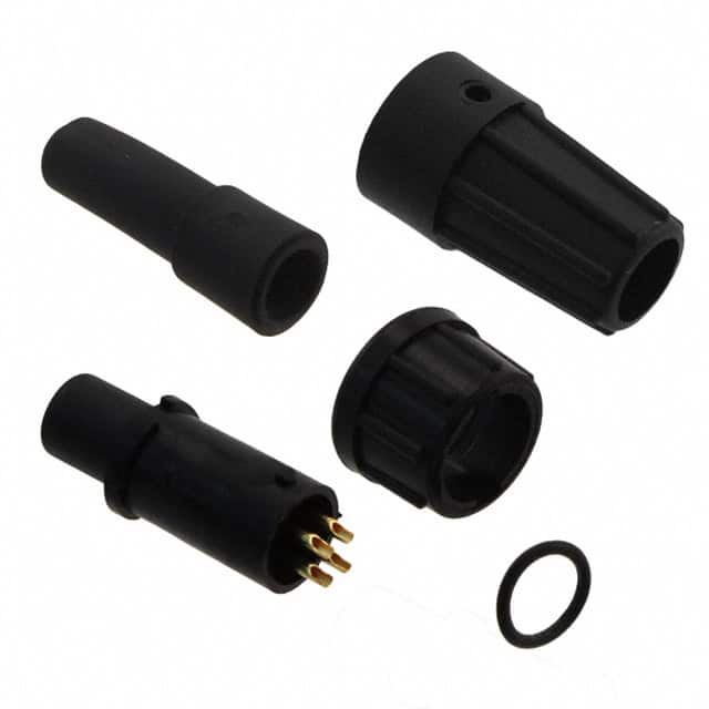 16882-4PG-522 CONN PLUG MALE 4P GOLD SLDR CUP