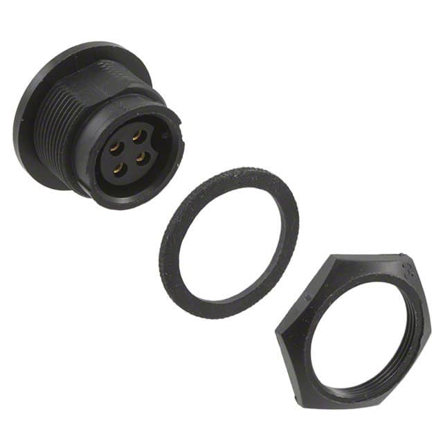 4382-4SG-300 CONN RCPT FMALE 4P GOLD SLDR CUP
