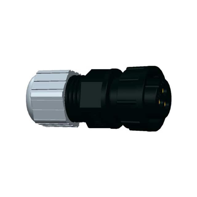CC-03BFFA-LL7001 CONN PLUG FMALE 3P GOLD SLDR CUP