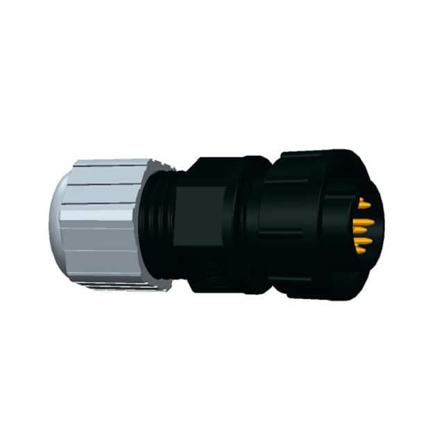 CD-08BFMA-LL7001 CONN PLUG MALE 8P GOLD SLDR CUP