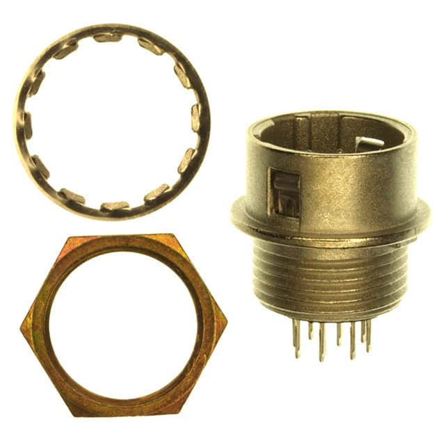HR10A-10R-10PB(71) CONN RCPT MALE 10P SILVER SOLDER