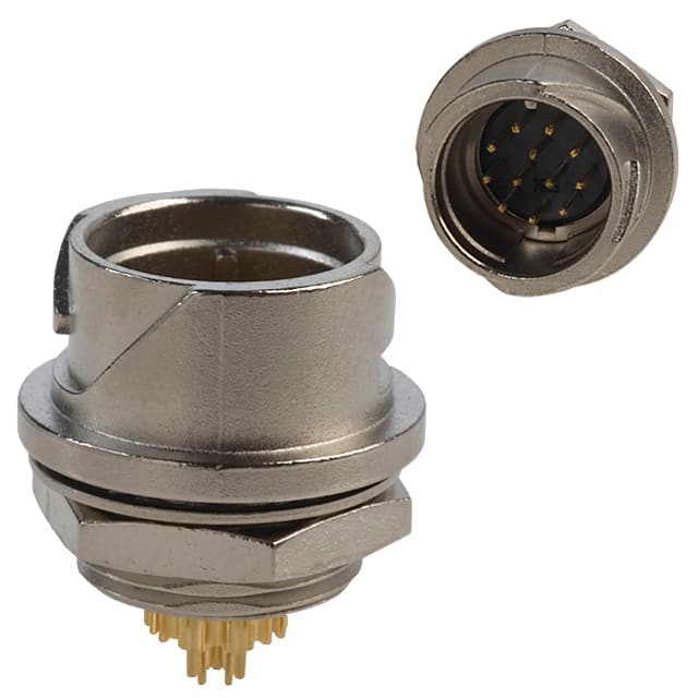 LF10WBR-12P CONN RCPT MALE 12P GOLD SLDR CUP