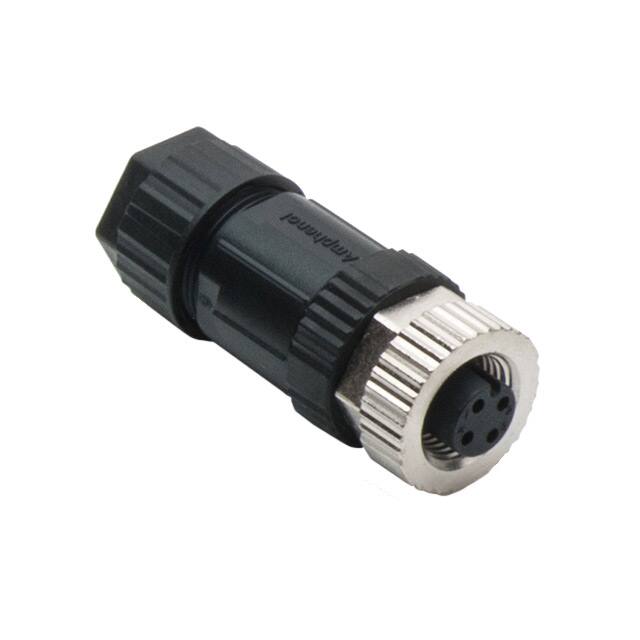 M12A-04BFFB-SL7001 CONN RCPT FMALE 4POS GOLD SCREW