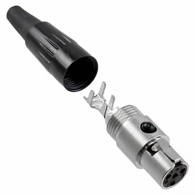 TA4FX CONN PLUG FMALE MINI XLR 4P SLDR