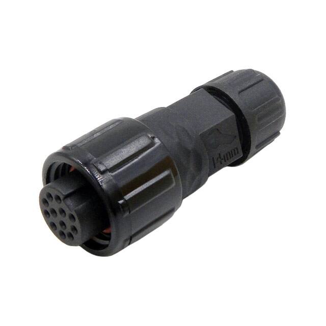 22012211-01 CONN PLUG FMALE 12P SOLDER CUP