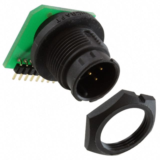 EN3P6MRAPCBN CONN RCPT MALE 6POS GOLD SOLDER