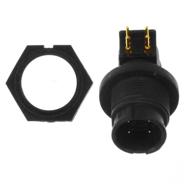 EN3P4MRAPCX CONN RCPT MALE 4POS GOLD SOLDER