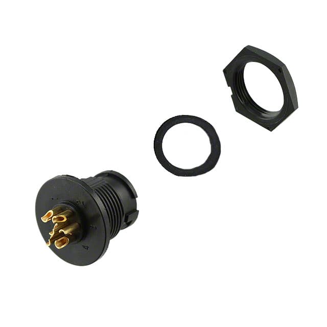 7282-6SG-300 CONN RCPT FMALE 6P GOLD SLDR CUP